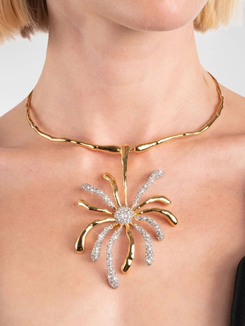 ALEXIS BITTAR Solanales Crystal Sunburst Collar